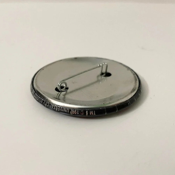 Vintage 1992 Lot of 2 Jurassic Park Buttons Pinback Pins - Picture 6 of 16